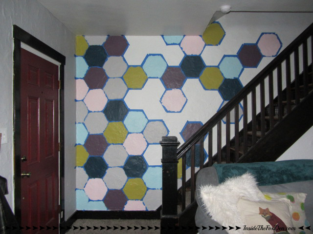 DIY Honeycomb Accent Wall